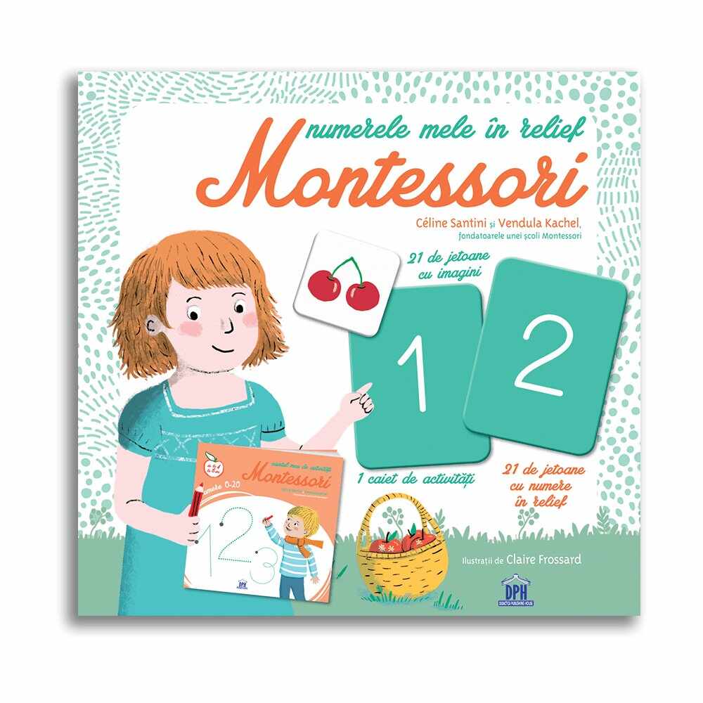 Numerele mele in relief Montessori, Editura DPH