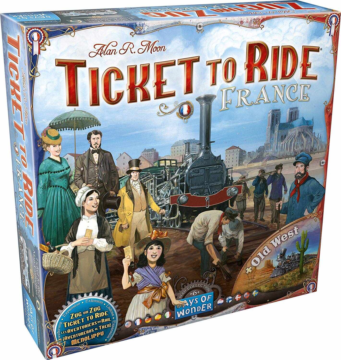  Ticket to Ride: France + Old West Extension | Days of Wonder