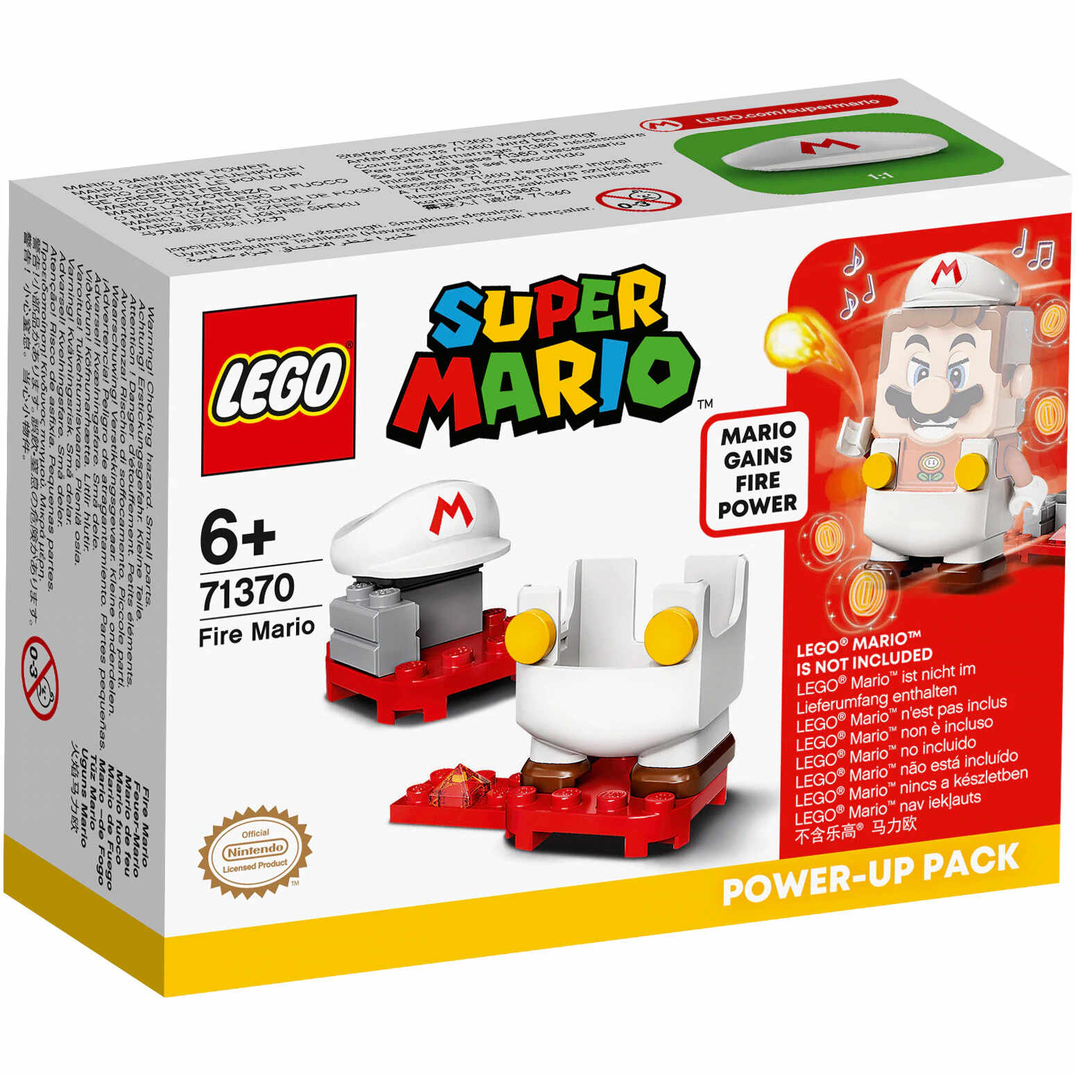 LEGO Super Mario - Costum de puteri: Foc (71370) | LEGO