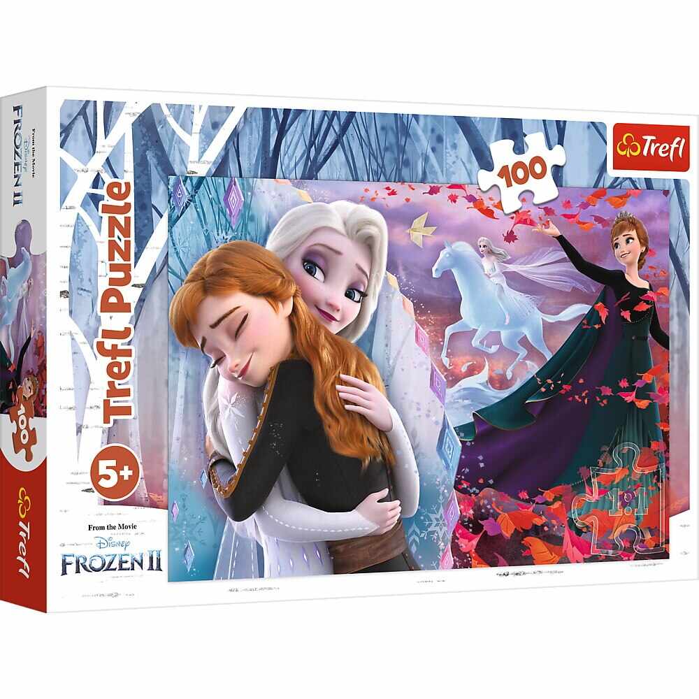 Puzzle 100 piese - Disney Frozen II - Impreuna pentru totdeauna | Trefl