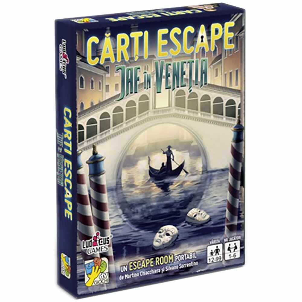 Joc de societate dv Giochi, Carti Escape Ed. II, Jaf in Venetia