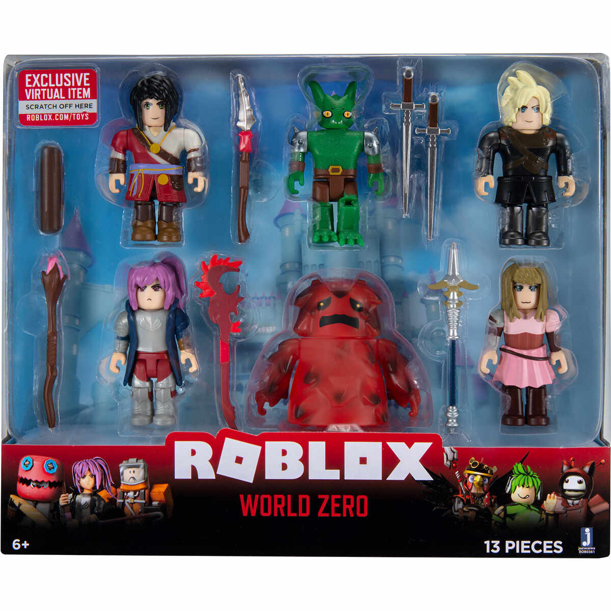 Set 6 figurine clasice Roblox, World Zero, S8