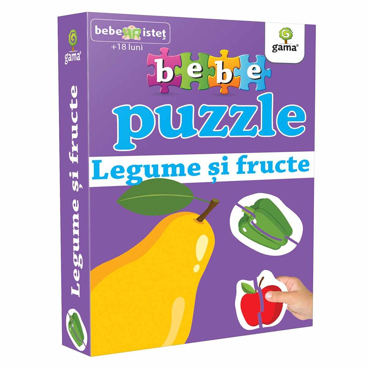 Editura Gama, Bebe Puzzle, Legume si fructe