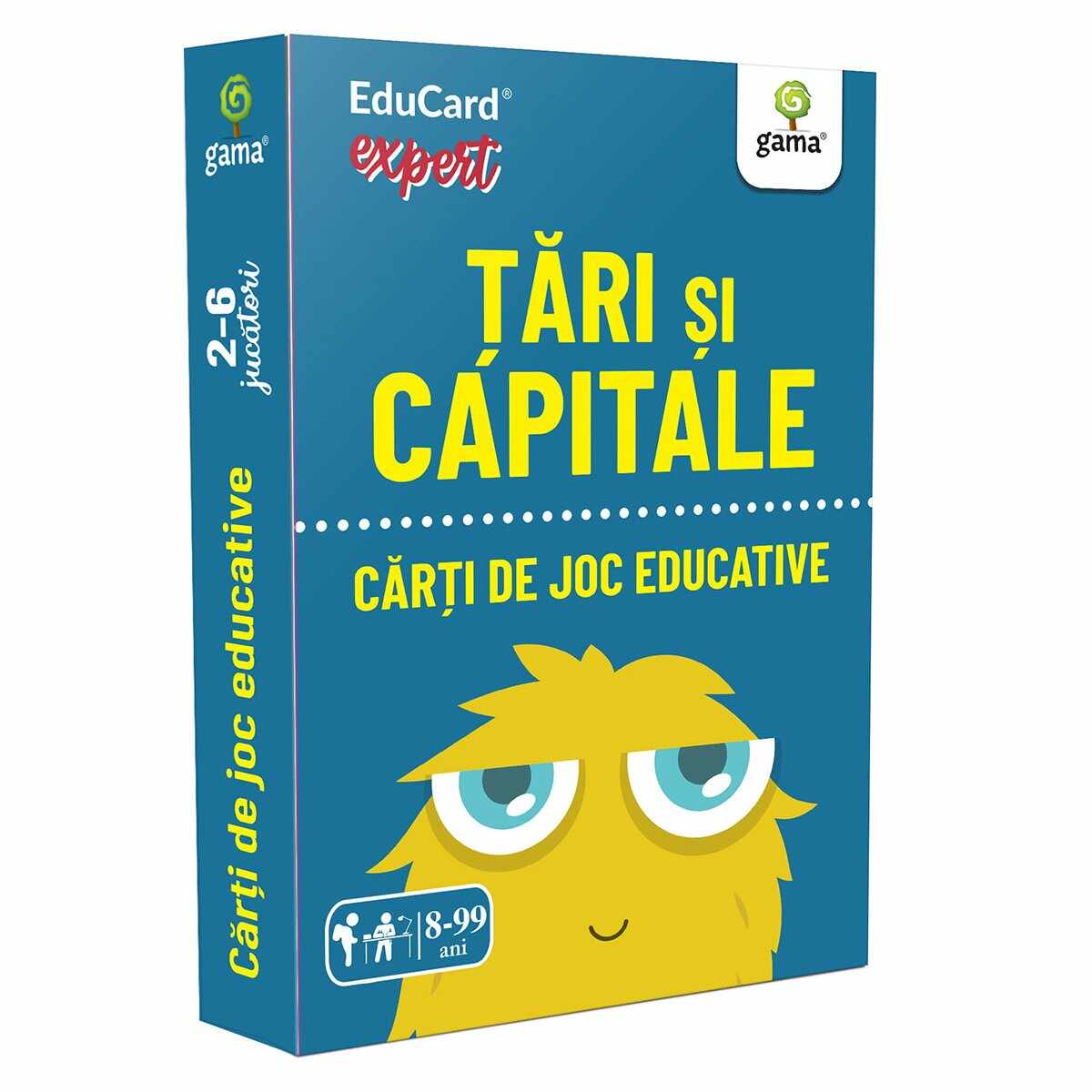Editura Gama, Carti de joc educative Expert, Tari si capitale