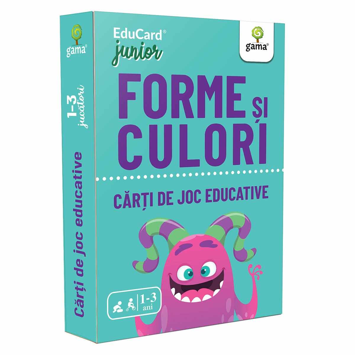 Editura Gama, Carti de joc educative Junior, Forme si culori