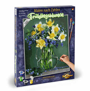 Kit pictura pe numere Schipper - Buchet cu flori de primavara