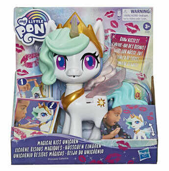 My Little Pony Potiunea Magica - Figurina interactiva Magical Kiss Unicorn Printesa Celestia