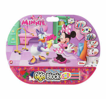 Set pentru desen Giga Block 5 in 1 - Minnie